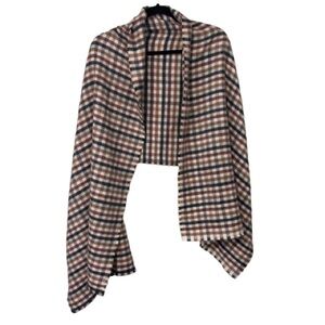 Aerie Fall Colors Super Soft Cozy Plaid Scarf ONE SIZE